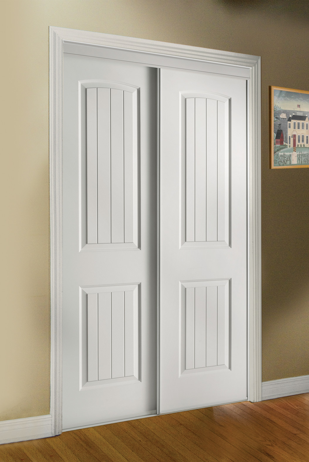 Santa Fe Closet Door Colonial Elegance